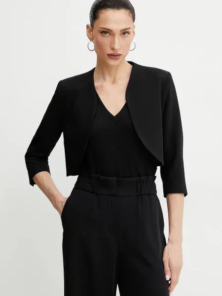 Сако Morgan VELEO.F без закопчаване с изчистен дизайн VELEO.F черно