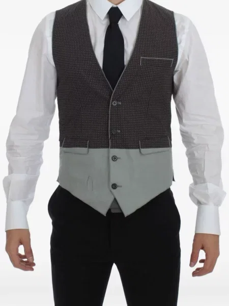 Vestă Dolce & Gabbana cu buline negru
