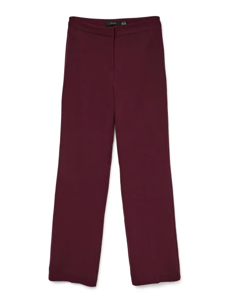 VERO MODA Pantaloni VMAYAR vin roșu