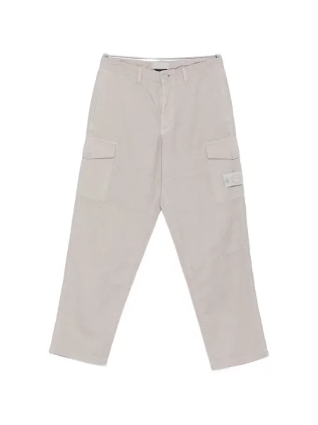 Cargo kalhoty Stone Island s kamínky šedé