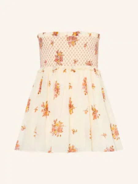 Zimmermann Sukienka Z Odkrytymi Ramionami Fairlight beige beżowa