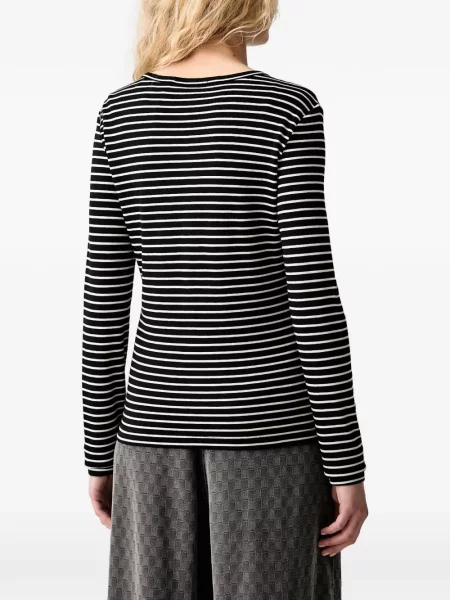 Tricou Munthe cu broderie negru