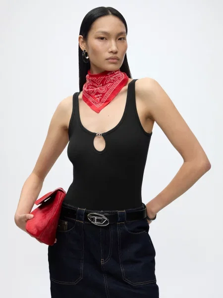 DIESEL Košeľové body MAURA' čierna