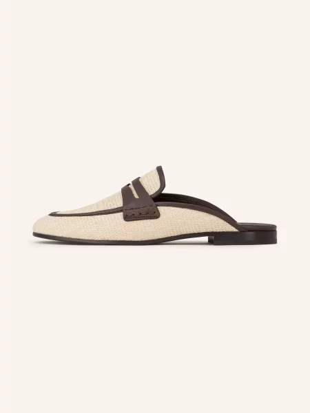 Brunello Cucinelli Mules světle / tmavě hnědá
