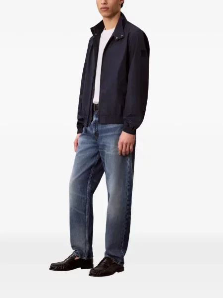 Blugi drepți Calvin Klein albastru