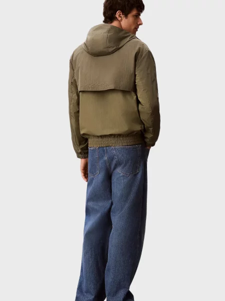 Джинсовая куртка Calvin Klein Jeans оливковая