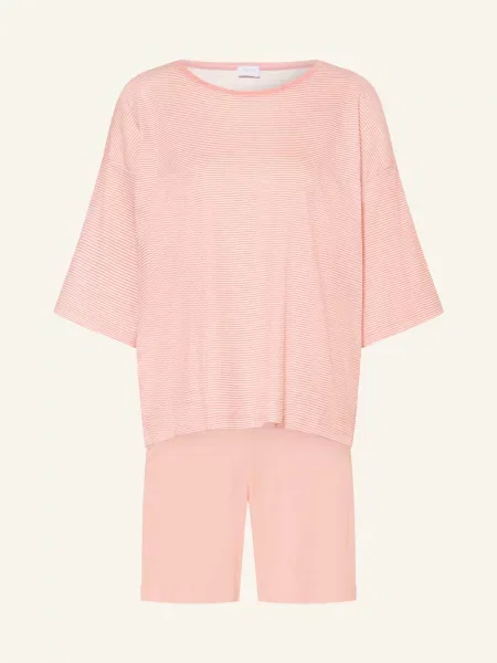 Mey Krátké Pyžamo Řady Simple Stripes / režná růžová