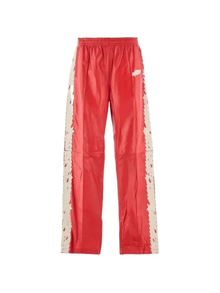 Pantaloni Saint Mxxxxxx cu aplicații alergare roșu