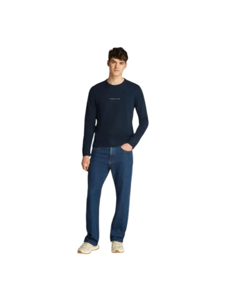 Sweter Tommy Jeans niebieski