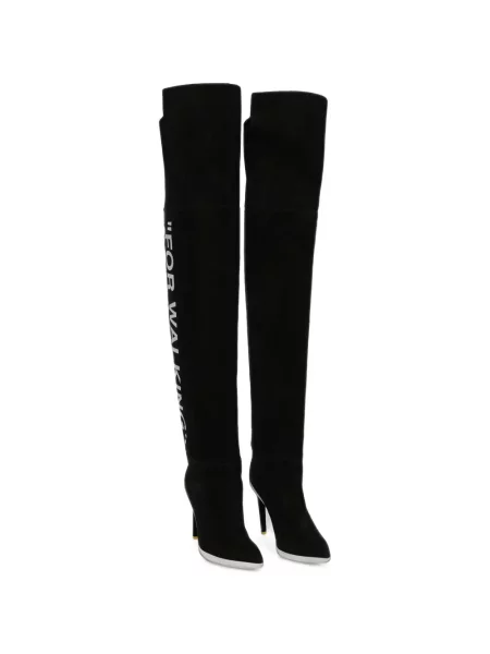 Cizme Off-white de drumeție alb