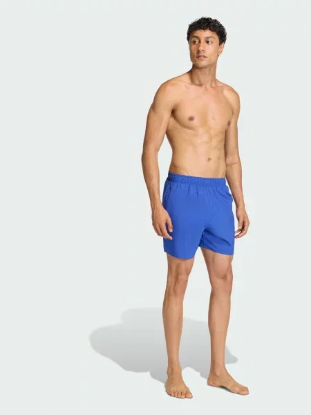 Переработанный шорты Adidas в полоску синие