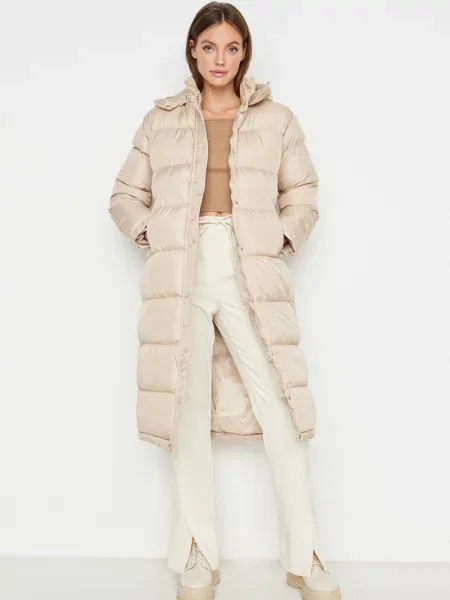 Trendyol Palton de iarnă bej