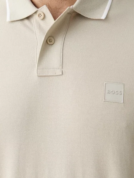 BOSS Orange поло Passerford помаранчеве