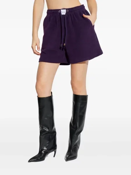 Pantaloni scurți The Attico violet