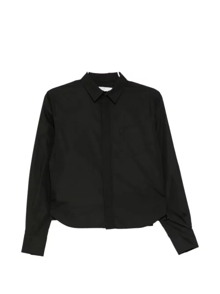 Cămașă Sacai din țesătură twill negru