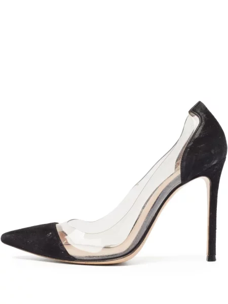 Pantofi cu toc Gianvito Rossi din piele alb
