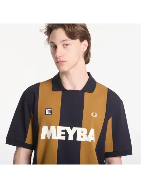 T-shirt Fred Perry Meyba Cut And Sew Polo Shirt Brown L καφέ
