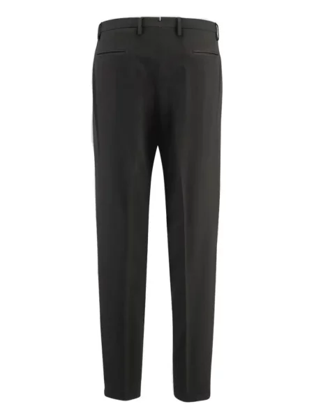 Pantaloni Boglioli de lână plisate gri
