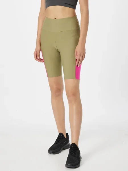 Urban Classics Leggings khaki rózsaszín