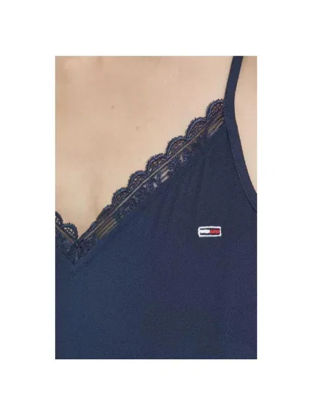 Top Tommy Jeans albastru