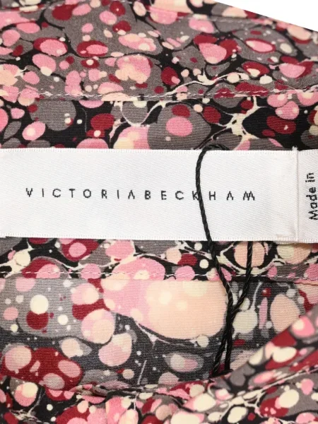 Cămașă Victoria Beckham lungă roz