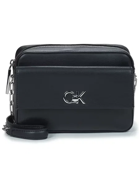 Crossbody torbica Calvin Klein Jeans črna