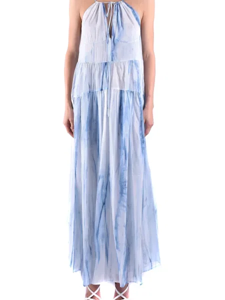 Rochie maxi Dondup lungă alb