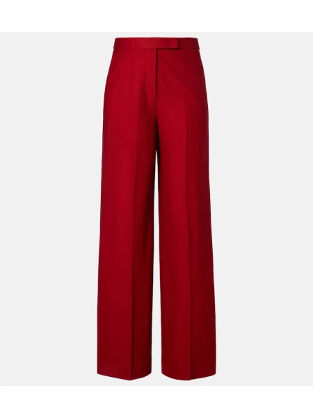Pantaloni Max Mara roșu