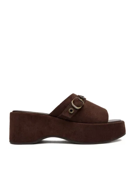 Guess Jeans Шльопанці коричневий