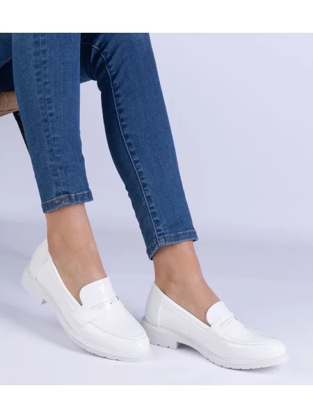 Pantofi D/ceo alb