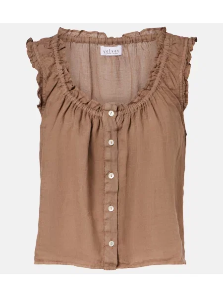 Top Velvet de in maro