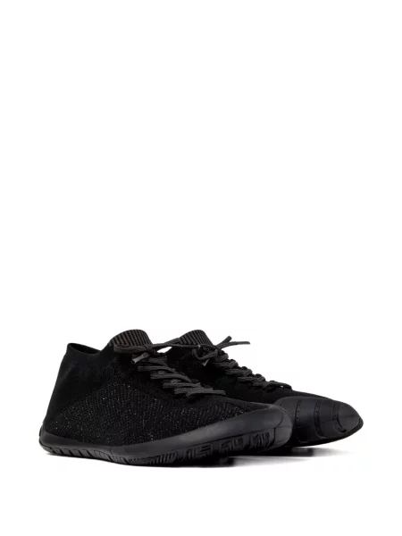 Sneakerși Camper cu șireturi tricotate negru