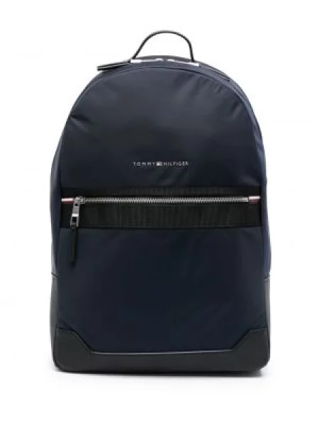 Rucsac Tommy Hilfiger cu autograf albastru
