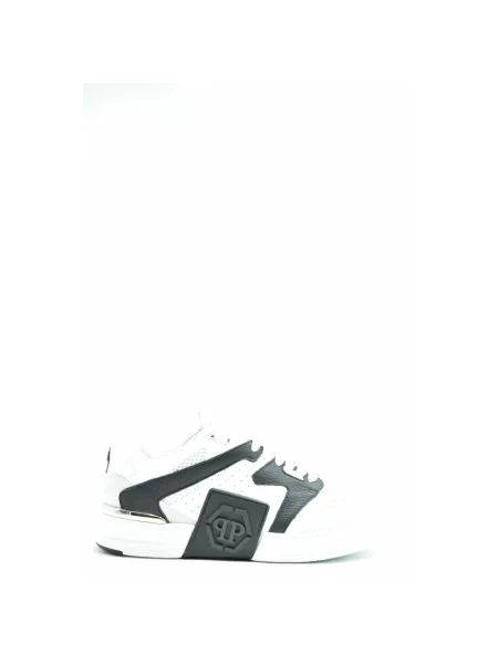 Sneakersy Philipp Plein skórzane białe