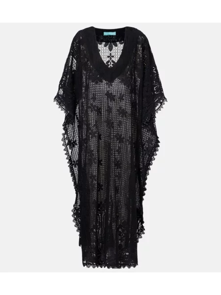 Rochie Melissa Odabash din dantelă negru
