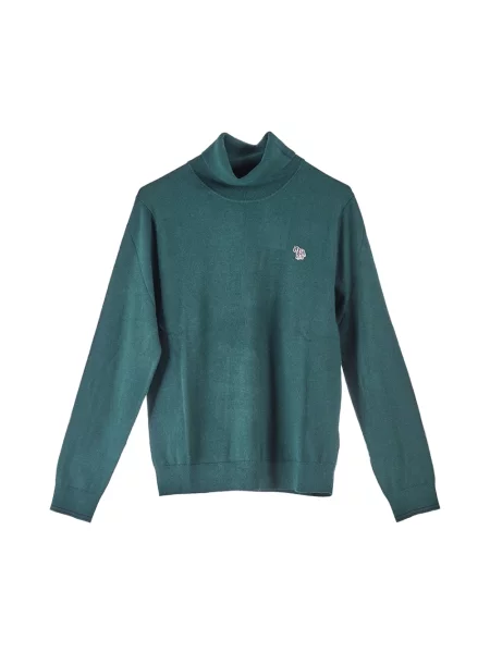 Sweter Ps By Paul Smith w zebrę zielony
