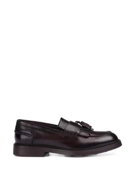 Pantofi loafer Doucal's cu franjuri roșu