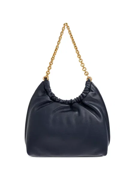 Кожена чантичка Michael Michael Kors синьо