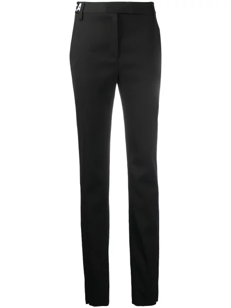 Pantaloni Just Cavalli cu autograf negru