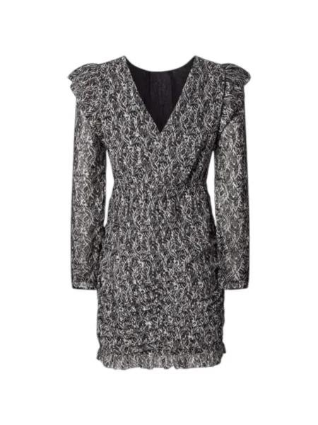 Rochie din denim Pepe Jeans negru