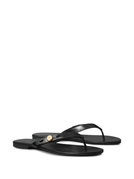 Sandale Tory Burch fără toc negru