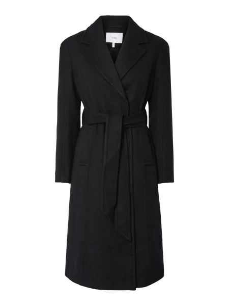 YAS Palton de primăvară-toamnă YASKALI' negru