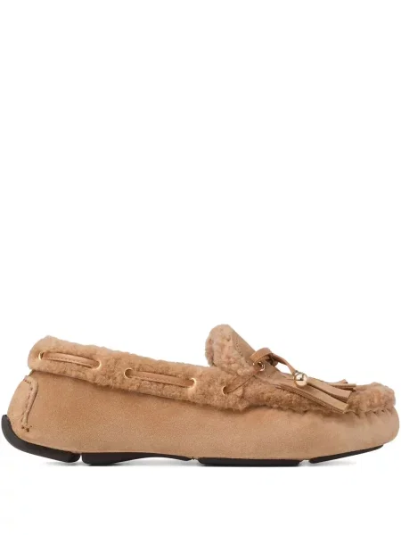 Pantofi loafer Jimmy Choo maro