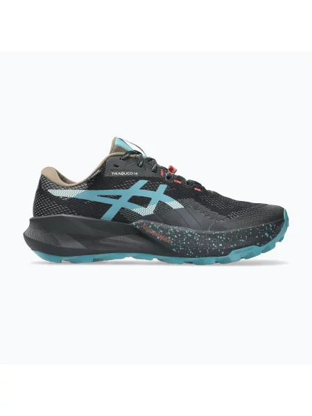 Мъжки обувки за бягане ASICS Trabuco 14 GTX black/misty pine черно