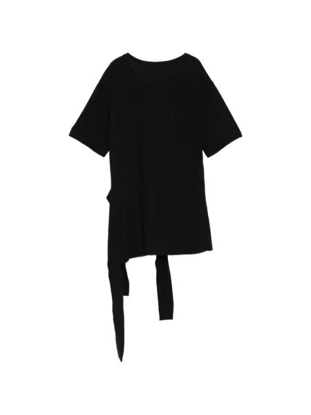 Tricou Limi Feu din jerseu asimetric negru