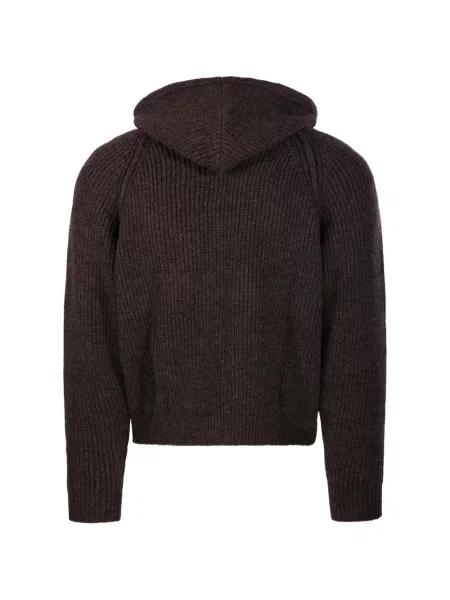 Cardigan Dunst tricotate maro