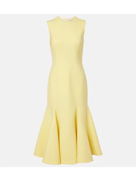 Rochie de cocktail Emilia Wickstead galben
