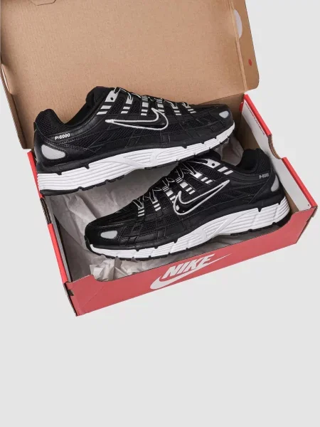 Кожаные кроссовки Nike Pegasus черные