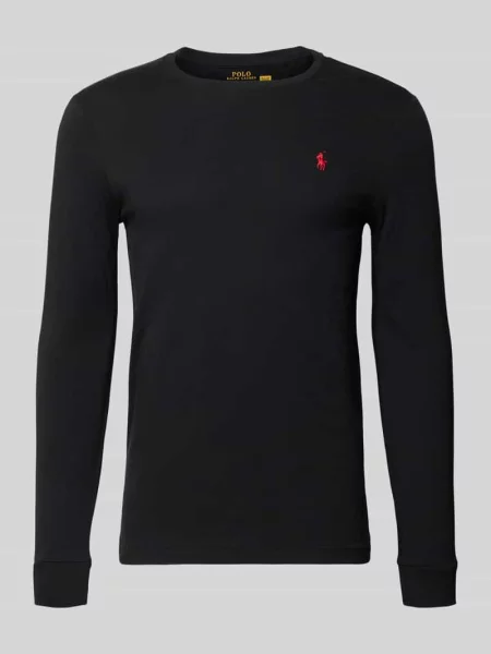 Długa koszulka polo Polo Ralph Lauren z długim rękawem czarna