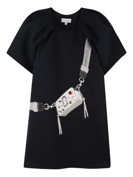 Sukienka mini dziecięca Marc Jacobs niebieska